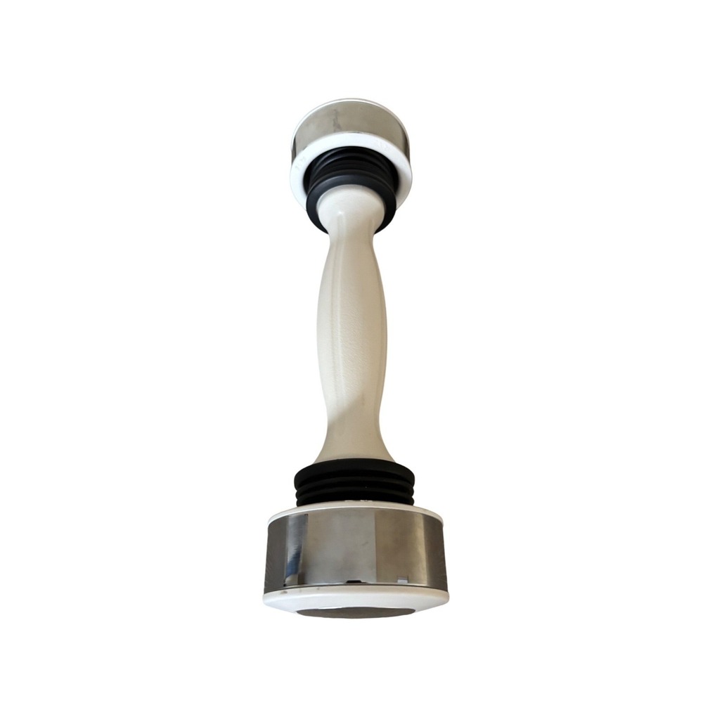 Shake‎ Weight 2.5 lbs Dynamic Inertia Dumbbell White Chrome Home Workout Gym